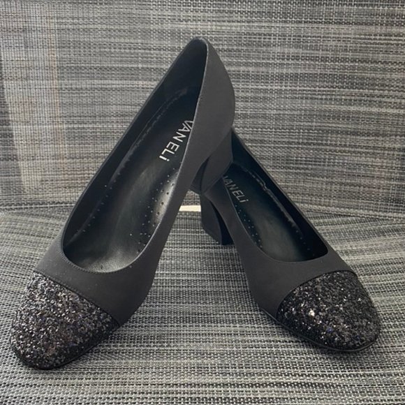 ✨NWT VANELI PEPPER PUMP BLACK DRESS BLOCK HEEL 6 - Picture 1 of 7